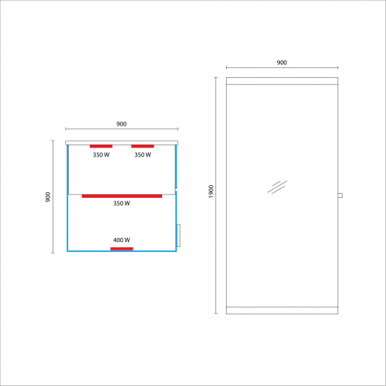 JJSPA JIO90A - Infracrvena sauna