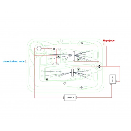 JJSPA Gamma 320 - Masažni bazen