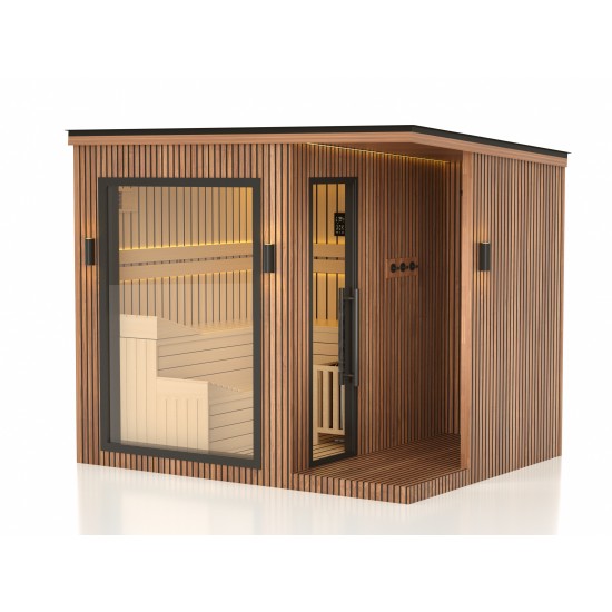 JJSPA ZEN CUBE ELEGANCE - Vanjska finska sauna