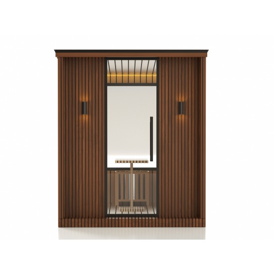 JJSPA ZEN CUBE HYBRID CLASSIC - Vanjska kombinirana sauna