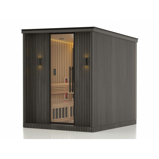 JJSPA ZEN CUBE HYBRID CLASSIC - Vanjska kombinirana sauna