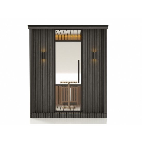 JJSPA ZEN CUBE HYBRID CLASSIC - Vanjska kombinirana sauna
