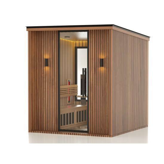 JJSPA ZEN CUBE HYBRID CLASSIC - Vanjska kombinirana sauna