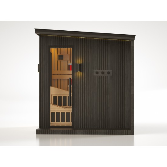 JJSPA ZEN CUBE HYBRID COMFORT - Vanjska kombinirana sauna