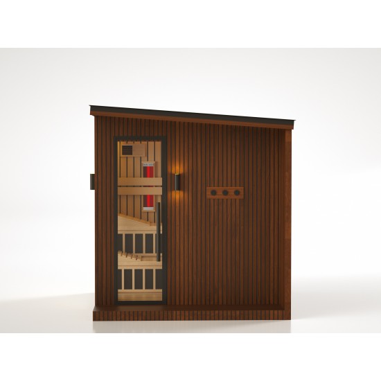 JJSPA ZEN CUBE HYBRID COMFORT - Vanjska kombinirana sauna