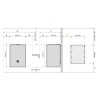 HUUM Core Wall Combi Mini Bijela - Električna peć za saunu, 3,6 kW