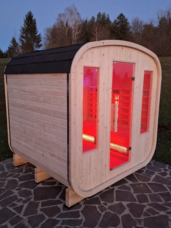 Vanjska kombinirana sauna JJSPA JZC200 na terasi