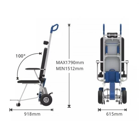 XSTO TR140C - Električna invalidska kolica za stepenice