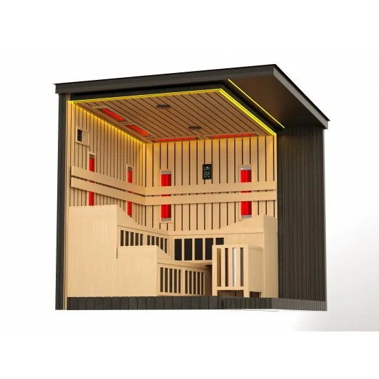 JJSPA ZEN CUBE HYBRID COMFORT - Vanjska kombinirana sauna