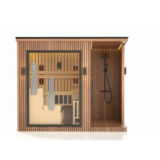 JJSPA ZEN CUBE HYBRID ELEGANCE - Vanjska kombinirana sauna