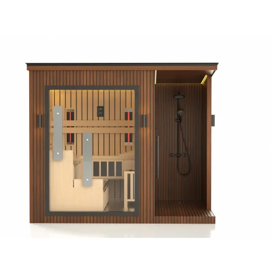 JJSPA ZEN CUBE HYBRID ELEGANCE - Vanjska kombinirana sauna