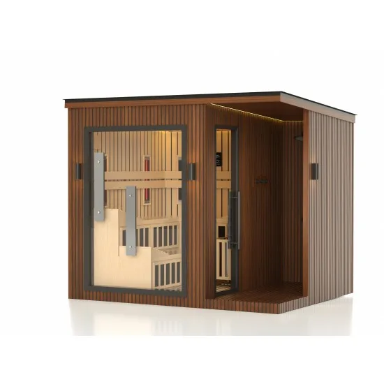 JJSPA ZEN CUBE HYBRID ELEGANCE - Vanjska kombinirana sauna