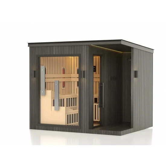 JJSPA ZEN CUBE HYBRID ELEGANCE - Vanjska kombinirana sauna
