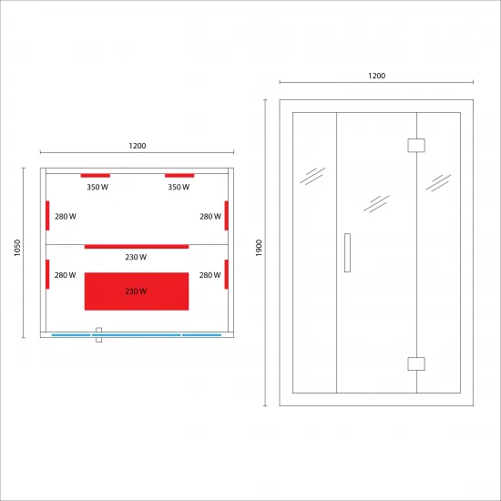 JJSPA JI120A - Infracrvena sauna
