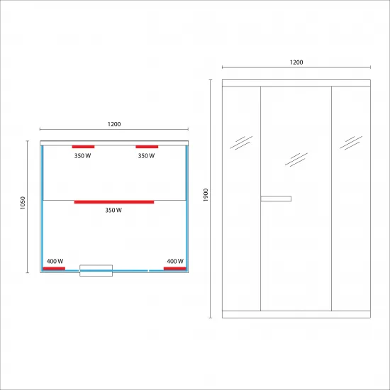 JJSPA JIO120A - Infracrvena sauna