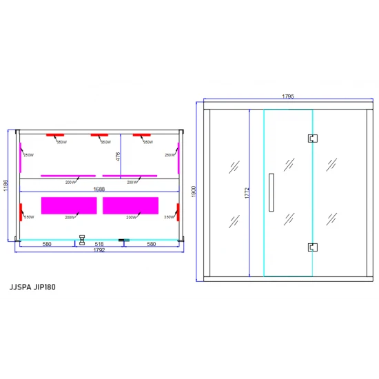 JJSPA JIP180 - Infracrvena sauna
