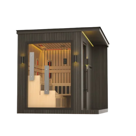 JJSPA ZEN CUBE HYBRID COMFORT - Vanjska kombinirana sauna