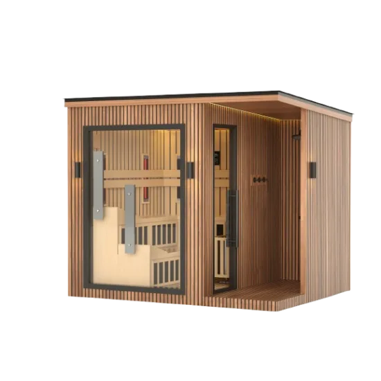 JJSPA ZEN CUBE HYBRID ELEGANCE - Vanjska kombinirana sauna